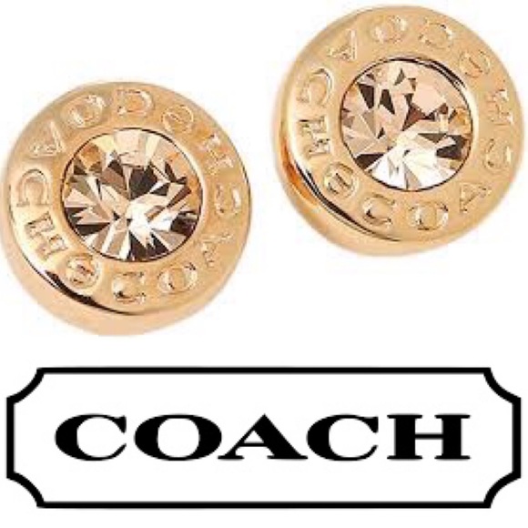 Coach Jewelry - Gorgeous, New Coach open circle stud earrings ❤️